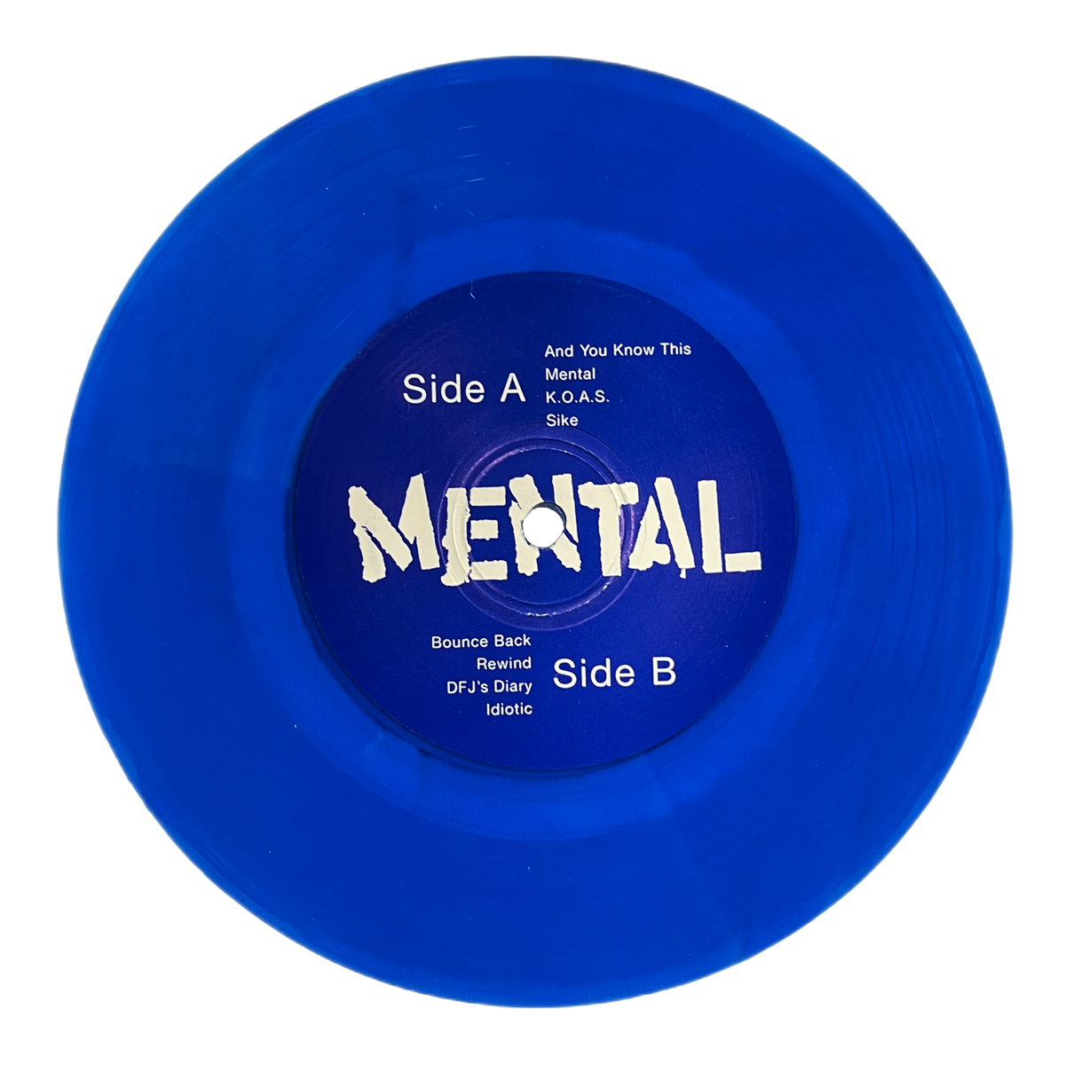 Mental &quot;And You Know This&quot; 20th Anniversary Edition 7&quot; Lockin&#39; Out X Joint Custody