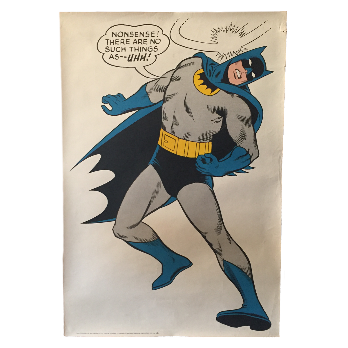 Vintage Batman &quot;Punch&quot; Poster