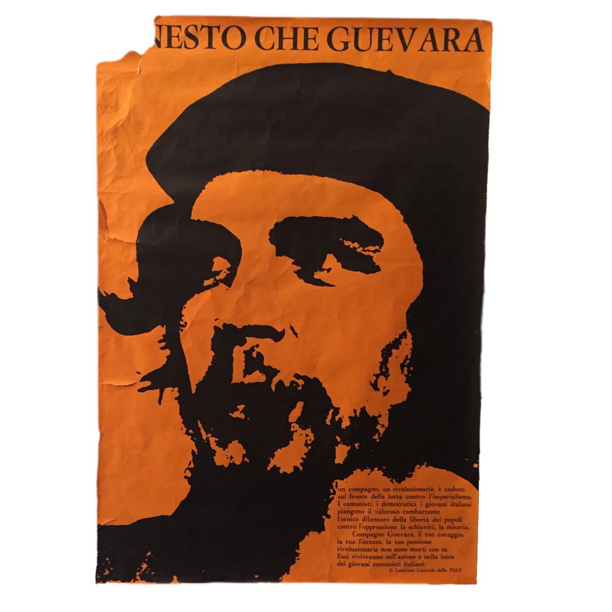 Vintage Ernesto Che Guevara &quot;Compagno Guevara&quot; Poster