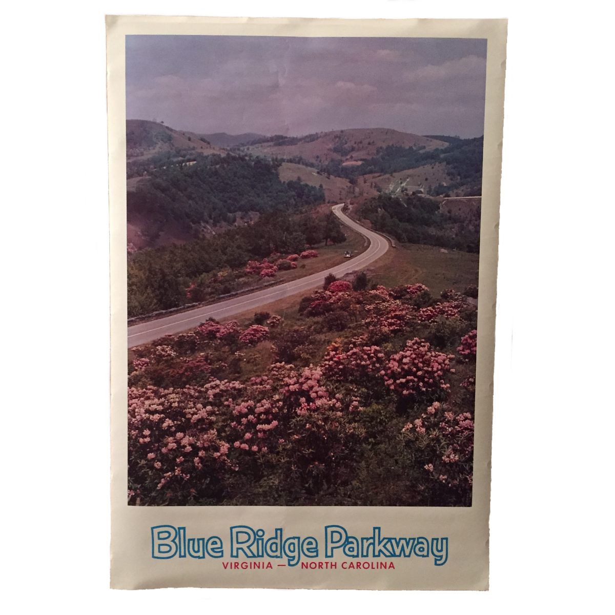 Vintage Blue Ridge Parkway poster