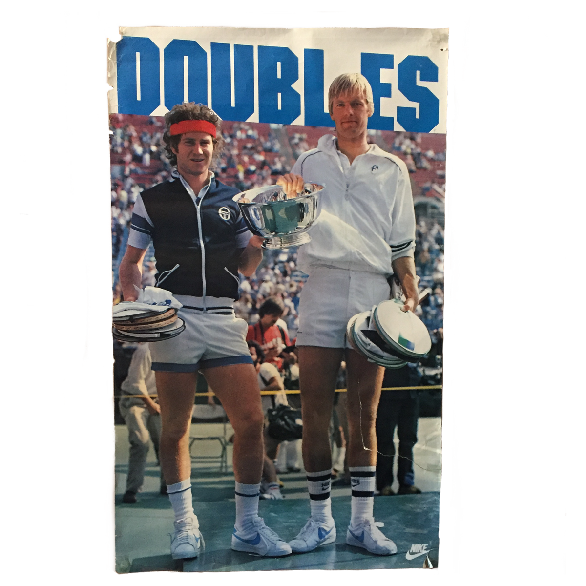 Vintage Nike Tennis &quot;McEnroe Fleming Doubles&quot; poster