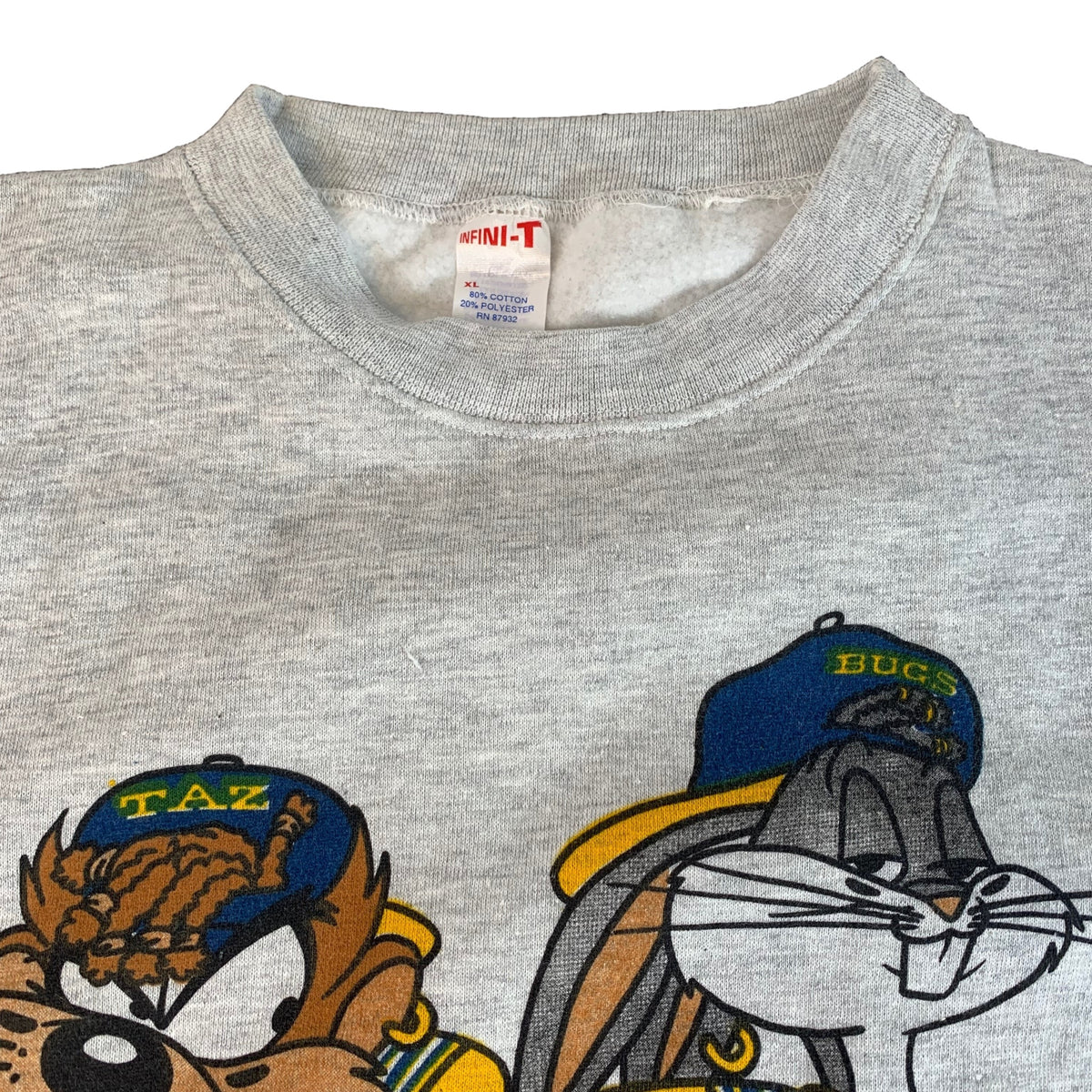 Vintage Michigan &quot;Looney Tunes&quot; Crewneck Sweatshirt - jointcustodydc