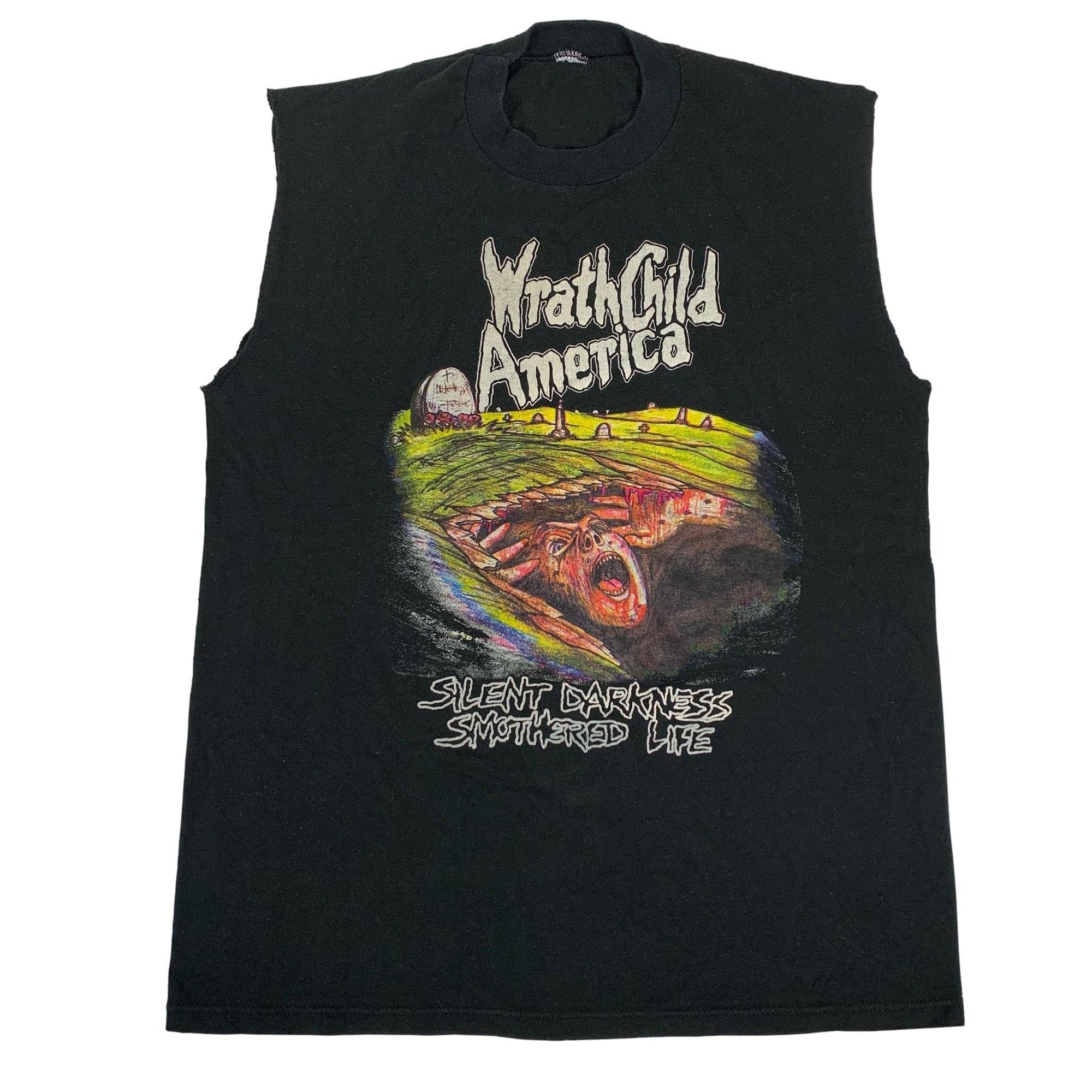 Vintage Wrathchild America "Silent Darkness" Sleeveless T-Shirt - jointcustodydc