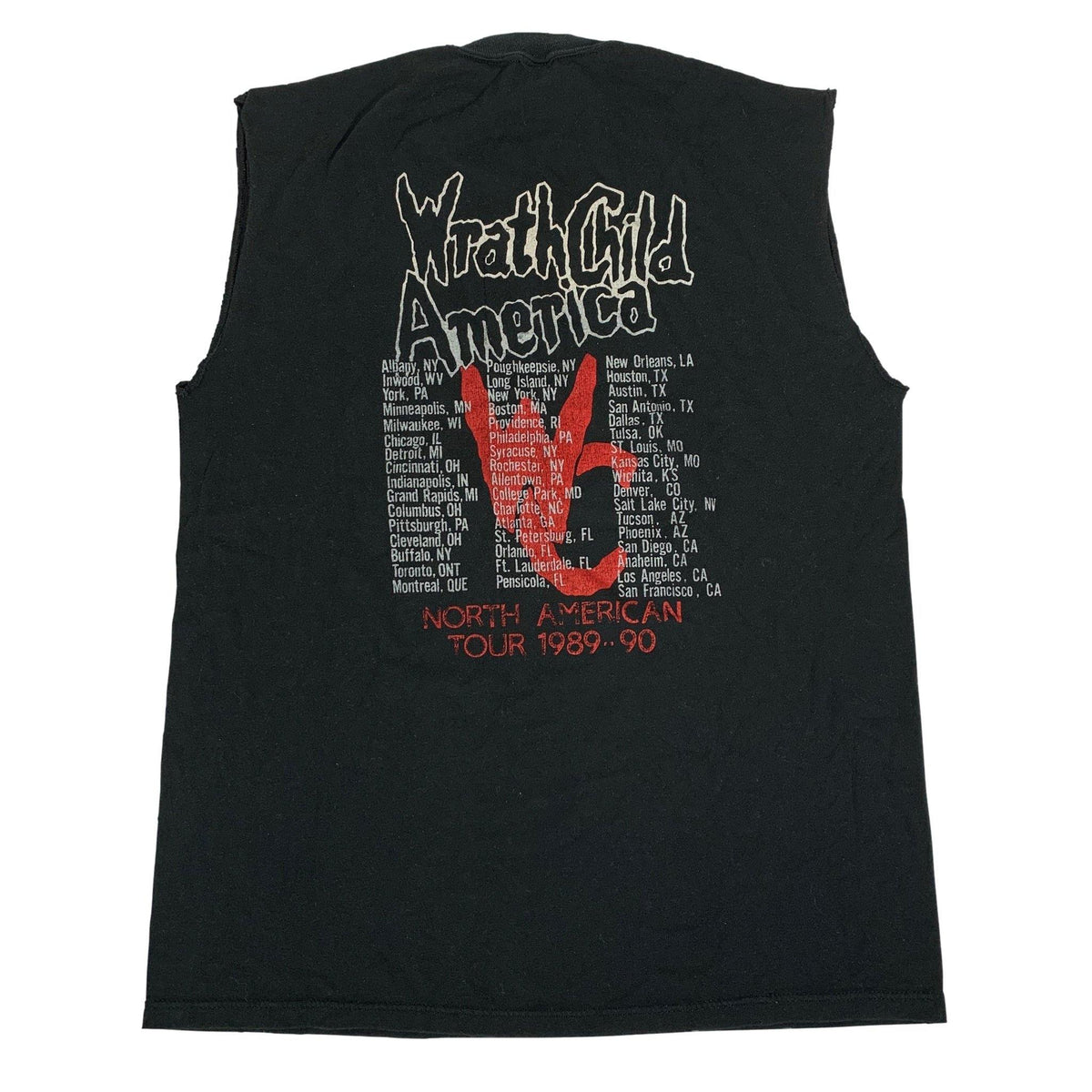 Vintage Wrathchild America &quot;Silent Darkness&quot; Sleeveless T-Shirt - jointcustodydc