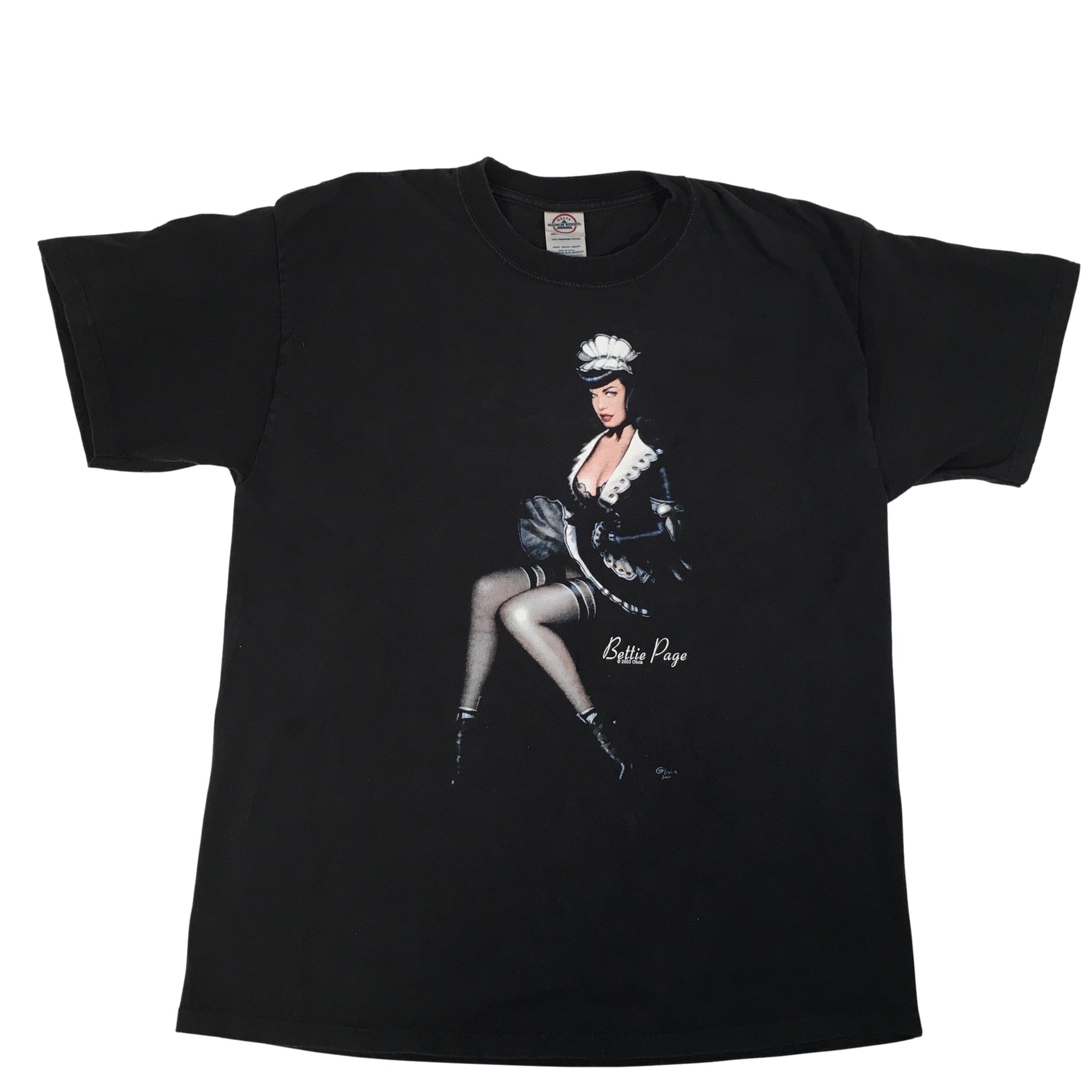 Vintage Bettie Page "Olivia De Berardinis" T-Shirt - jointcustodydc