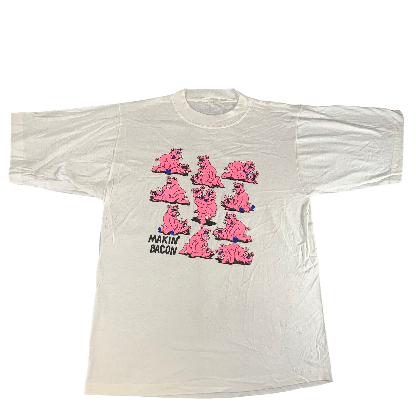 Vintage Makin' Bacon "Positions" T-Shirt - jointcustodydc