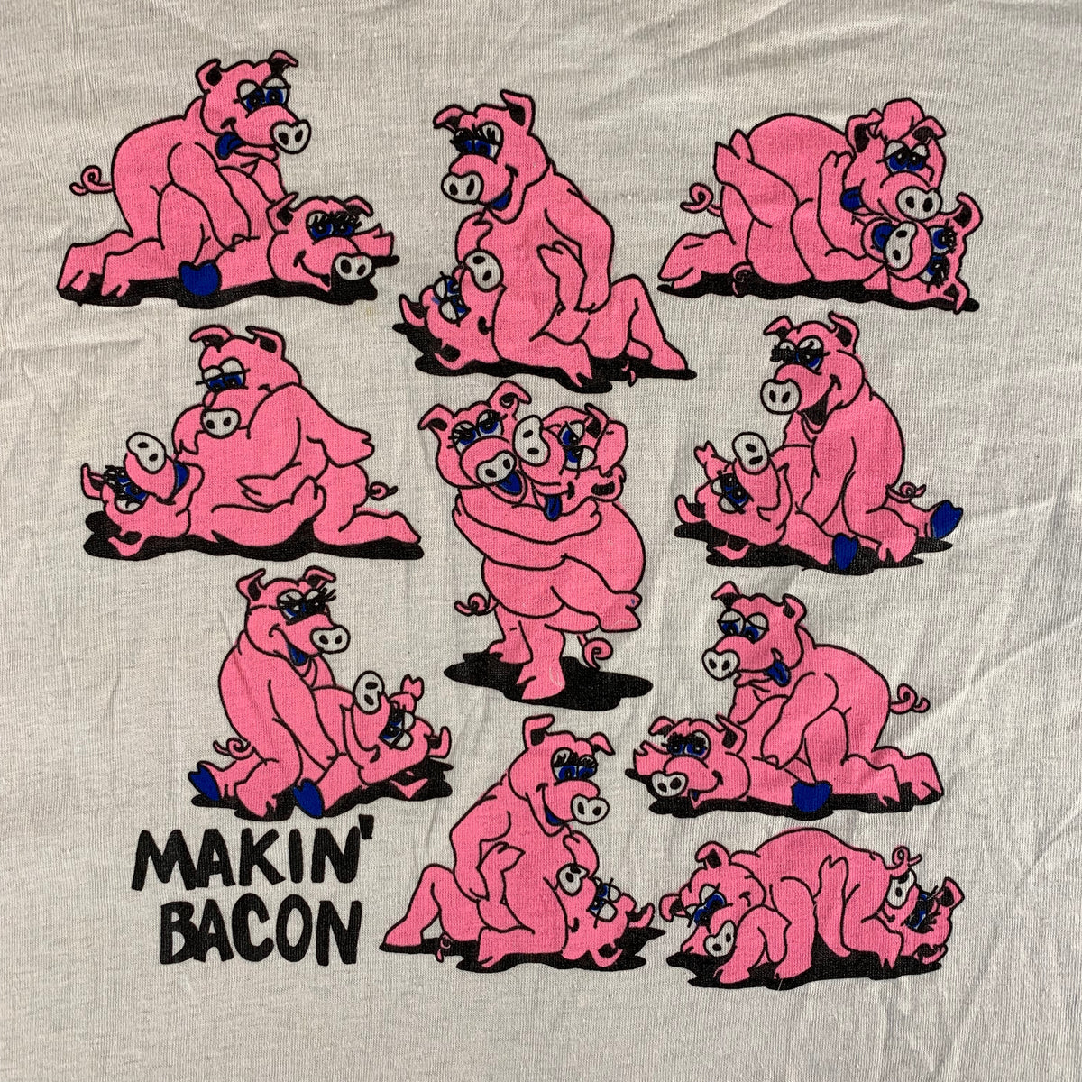 Vintage Makin&#39; Bacon &quot;Positions&quot; T-Shirt - jointcustodydc