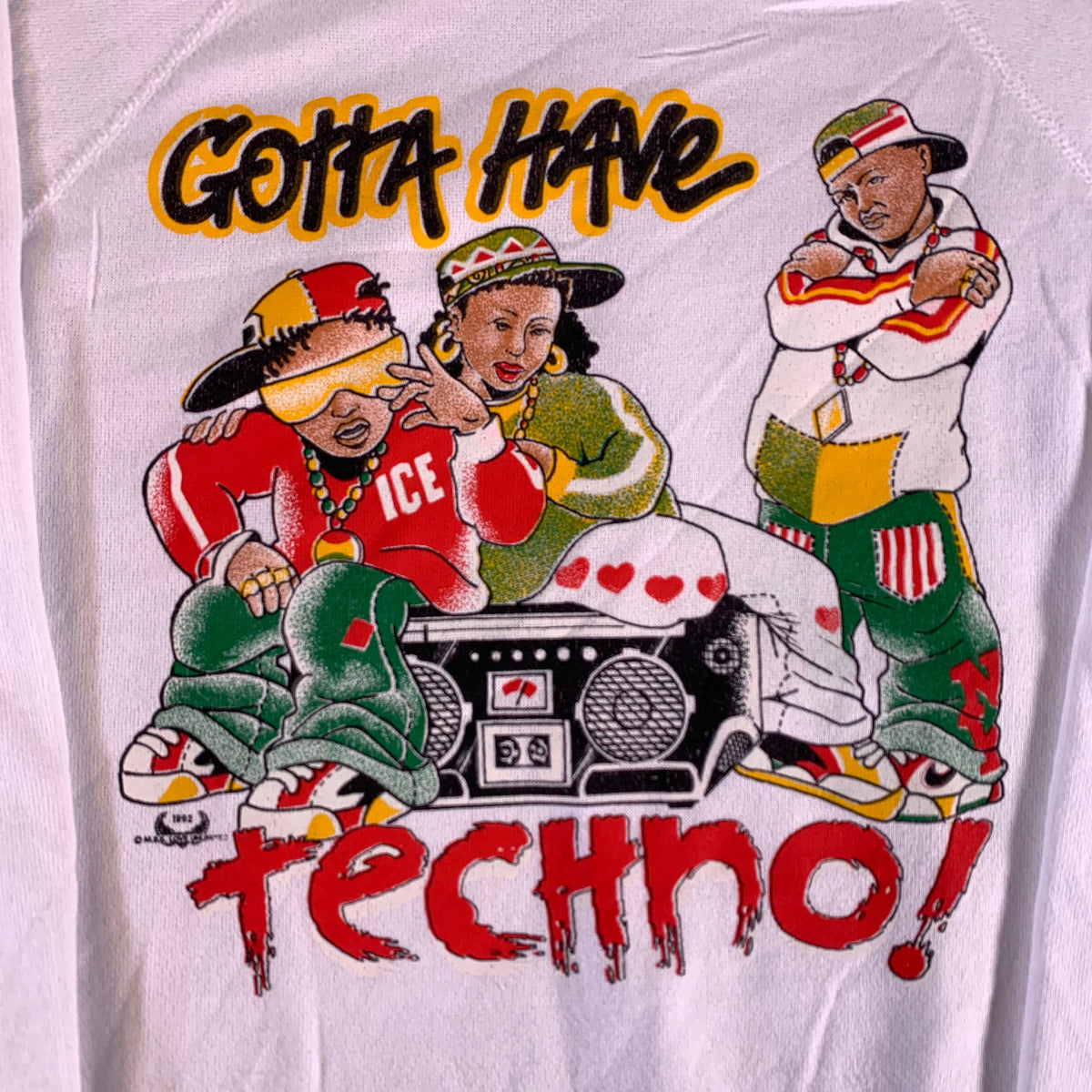 Vintage Gotta Have Techno &quot;1992&quot; Crewneck Sweatshirt - jointcustodydc