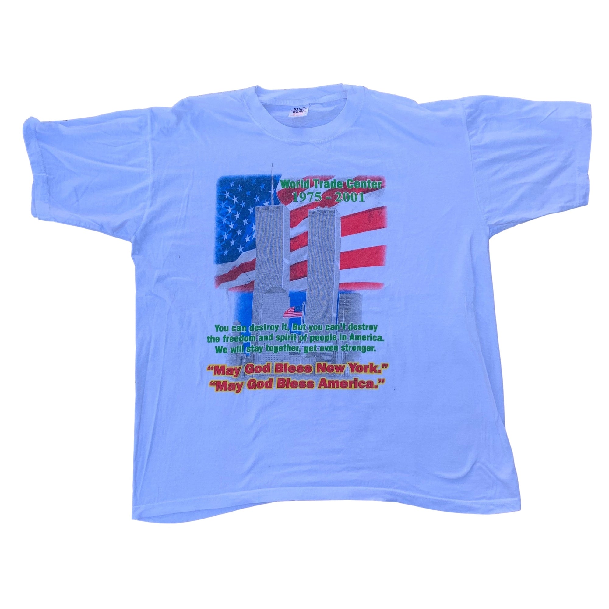 Vintage World Trade Center "1975-2001" T-Shirt - jointcustodydc