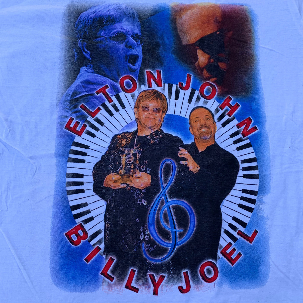 Vintage Elton John &amp; Billy Joel &quot;Face 2 Face&quot; T-Shirt - jointcustodydc