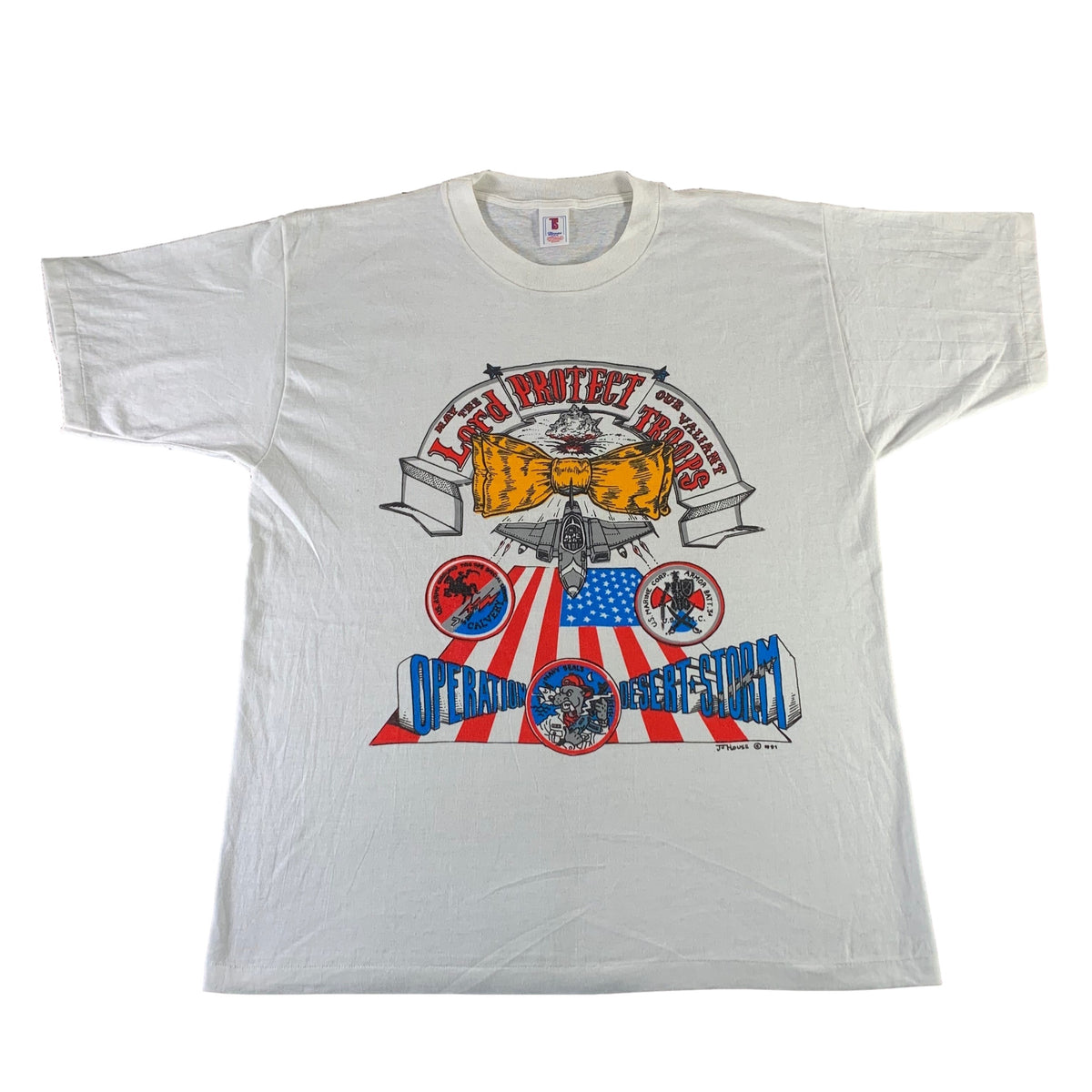 Vintage Protect Our Troops &quot;Desert Storm&quot; T-Shirt - jointcustodydc