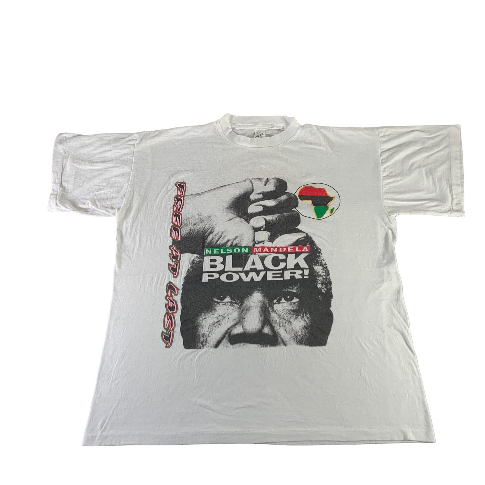 Vintage Nelson Mandela "Black Power" T-Shirt - jointcustodydc