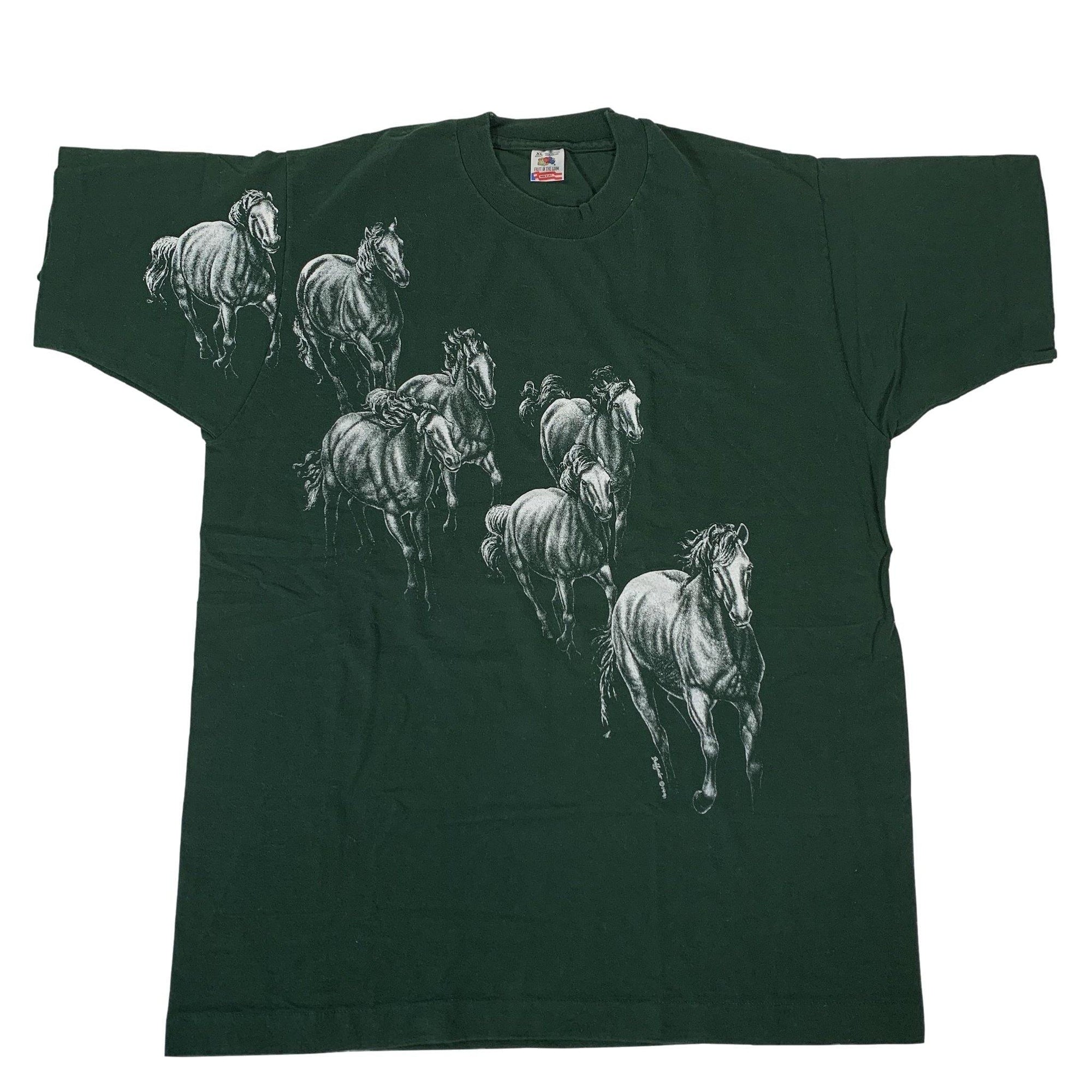 Vintage Team Of Horses "1991" T-Shirt - jointcustodydc