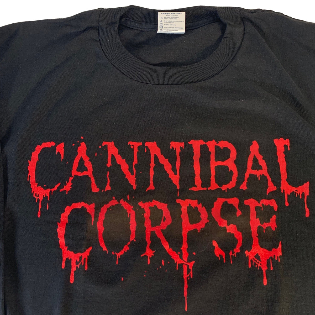 Vintage Cannibal Corpse &quot;Logo&quot; Long Sleeve Shirt - jointcustodydc