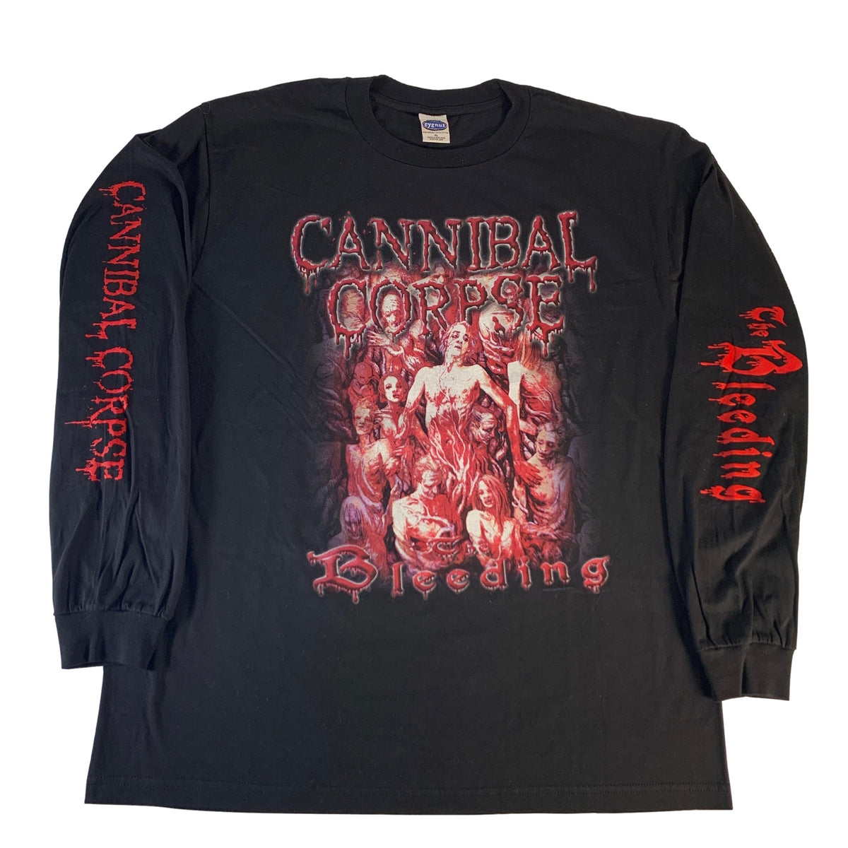 Vintage Cannibal Corpse &quot;Bleeding&quot; Long Sleeve Shirt - jointcustodydc