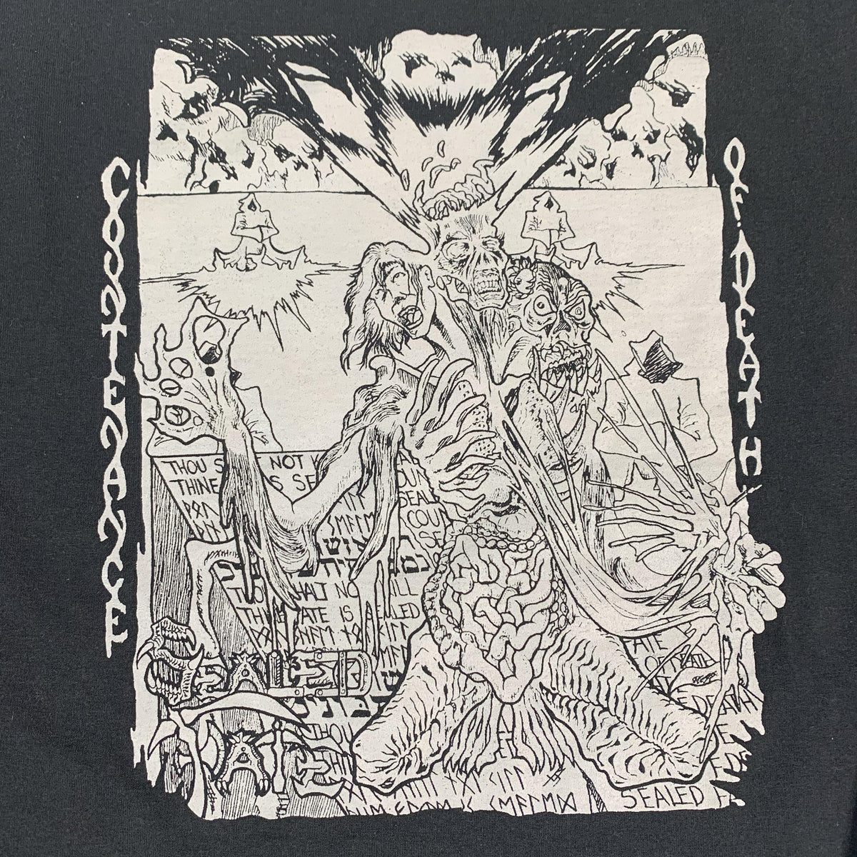 Vintage Sealed Fate &quot;Countenance Of Death&quot; Long Sleeve Shirt - jointcustodydc