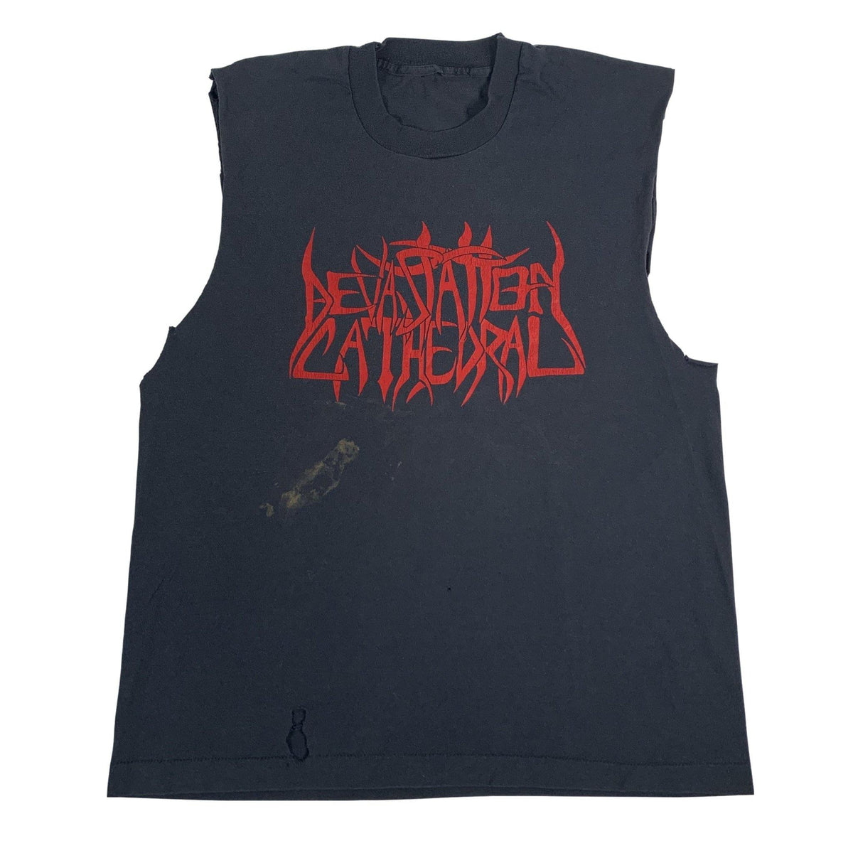 Vintage Devastation Cathedral &quot;Death Brigade&quot; Sleeveless T-Shirt - jointcustodydc