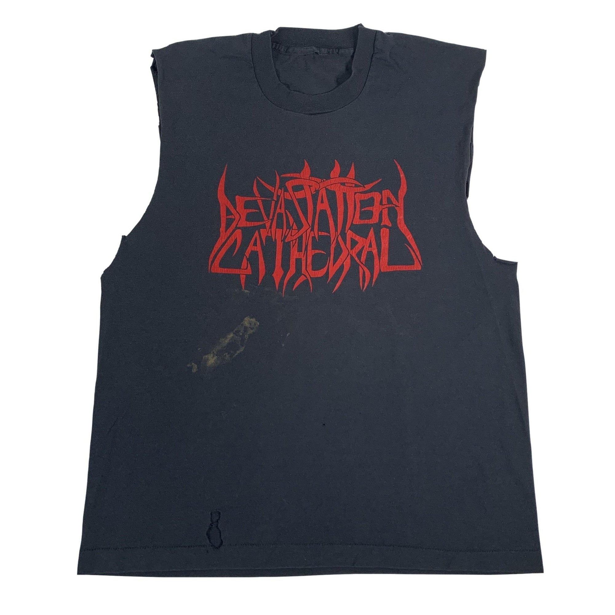 Vintage Devastation Cathedral "Death Brigade" Sleeveless T-Shirt - jointcustodydc