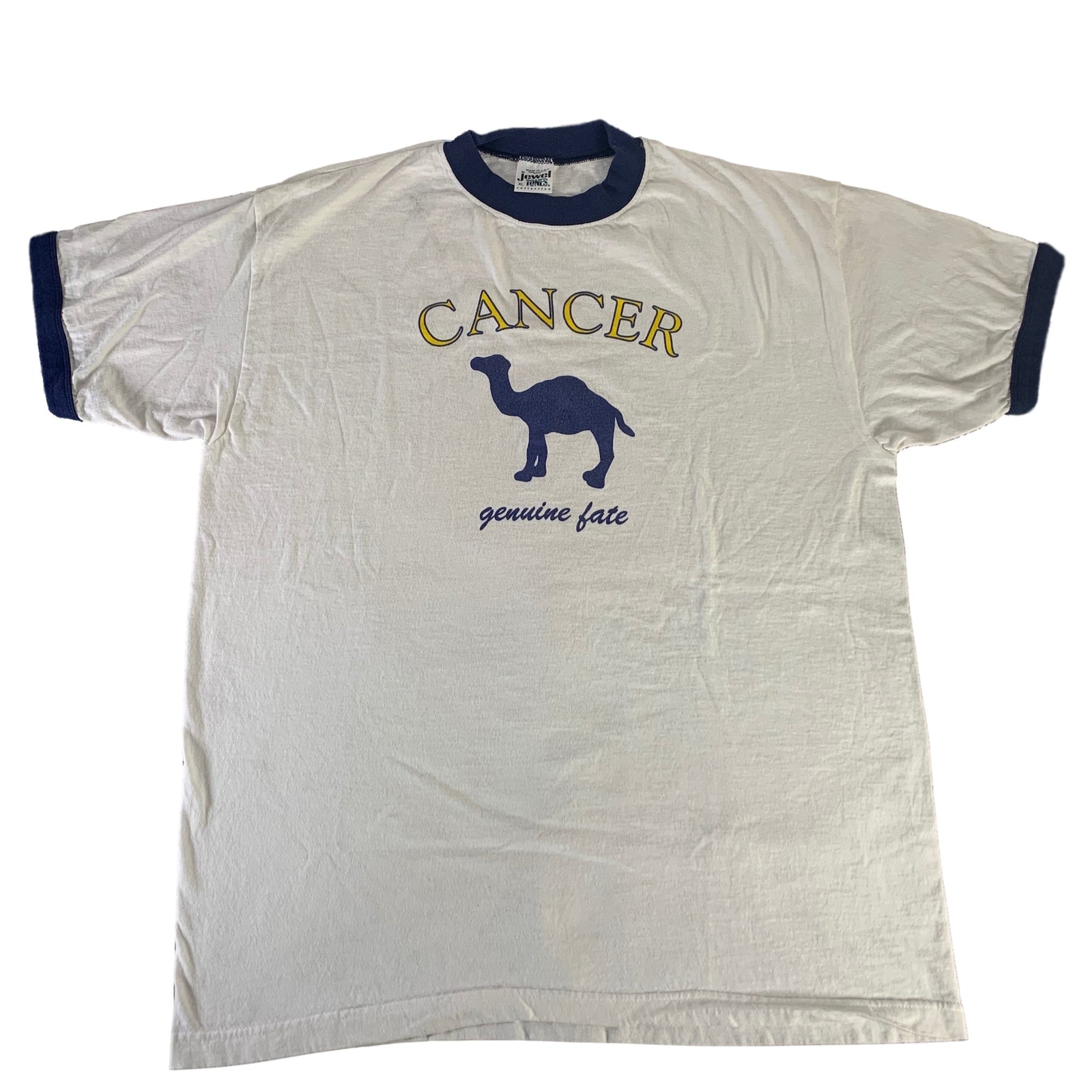 Vintage Cancer "Genuine Fate" Ringer - jointcustodydc