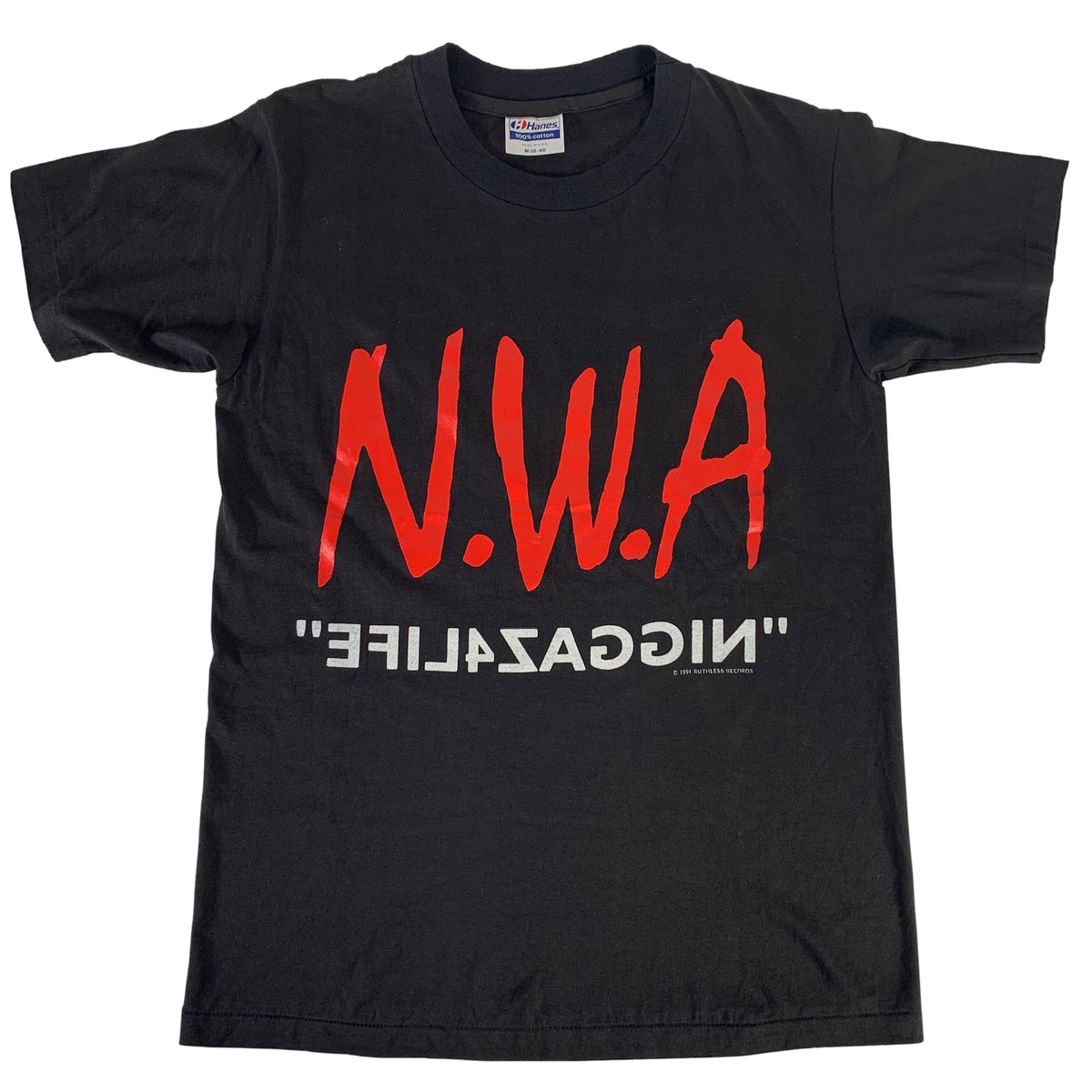 Vintage NWA &quot;Ruthless Records 91&#39;&quot; T-Shirt - jointcustodydc