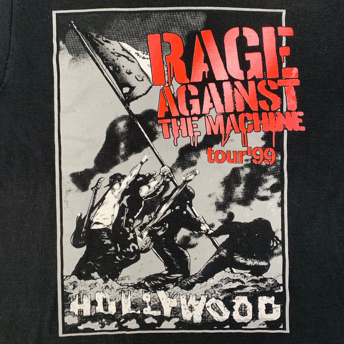 Vintage Rage Against The Machine &quot;Hollywood&quot; T-Shirt - jointcustodydc