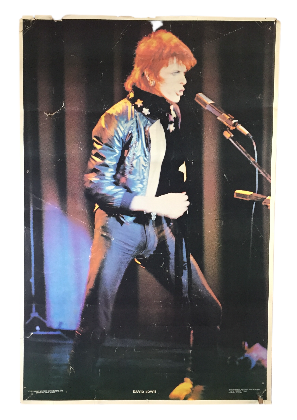 Vintage David Bowie &quot;Robert Failla&quot; Poster