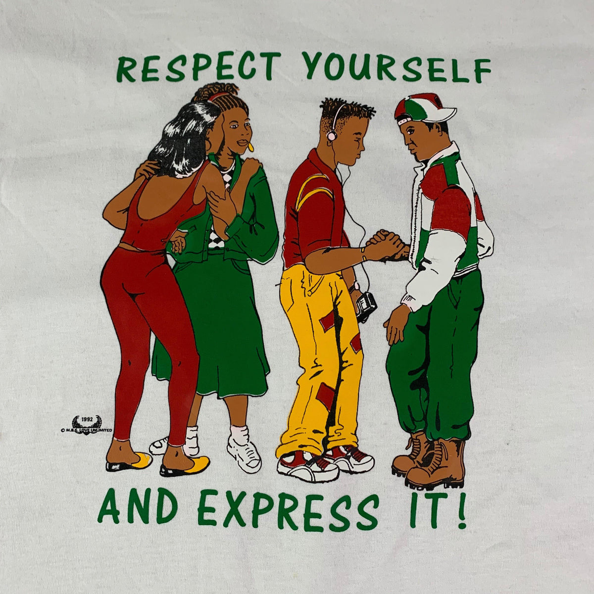 Vintage Respect Yourself &quot;Express It&quot; T-Shirt - jointcustodydc
