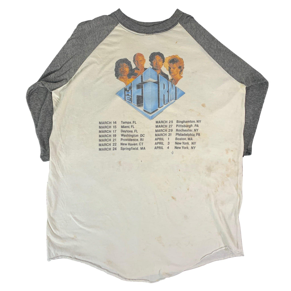 Vintage The Firm &quot;All The Kings Horses&quot; Tour Raglan - jointcustodydc