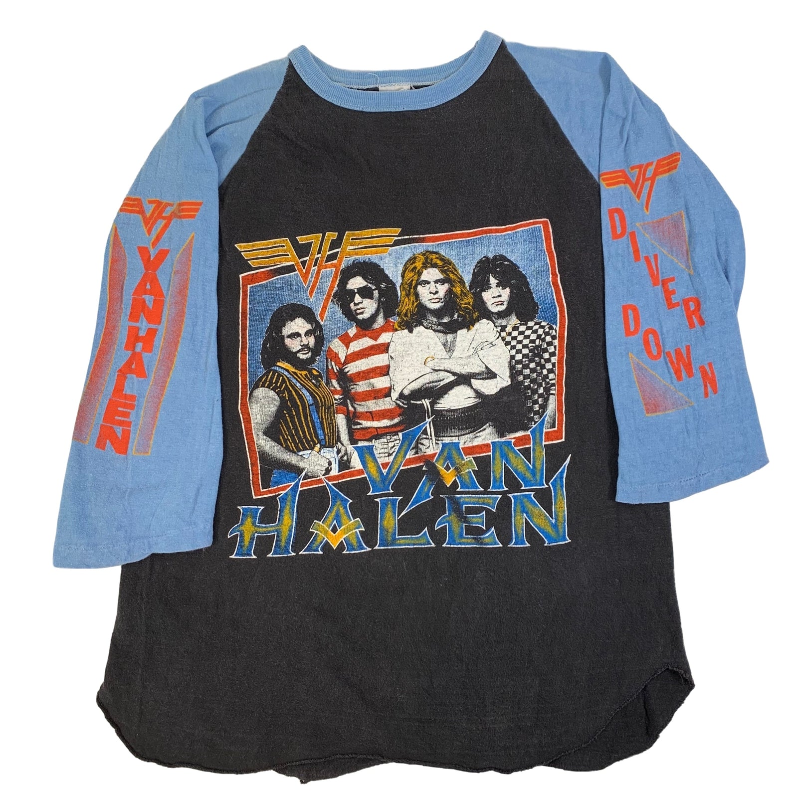 Vintage Van Halen "Diver Down" Raglan - jointcustodydc