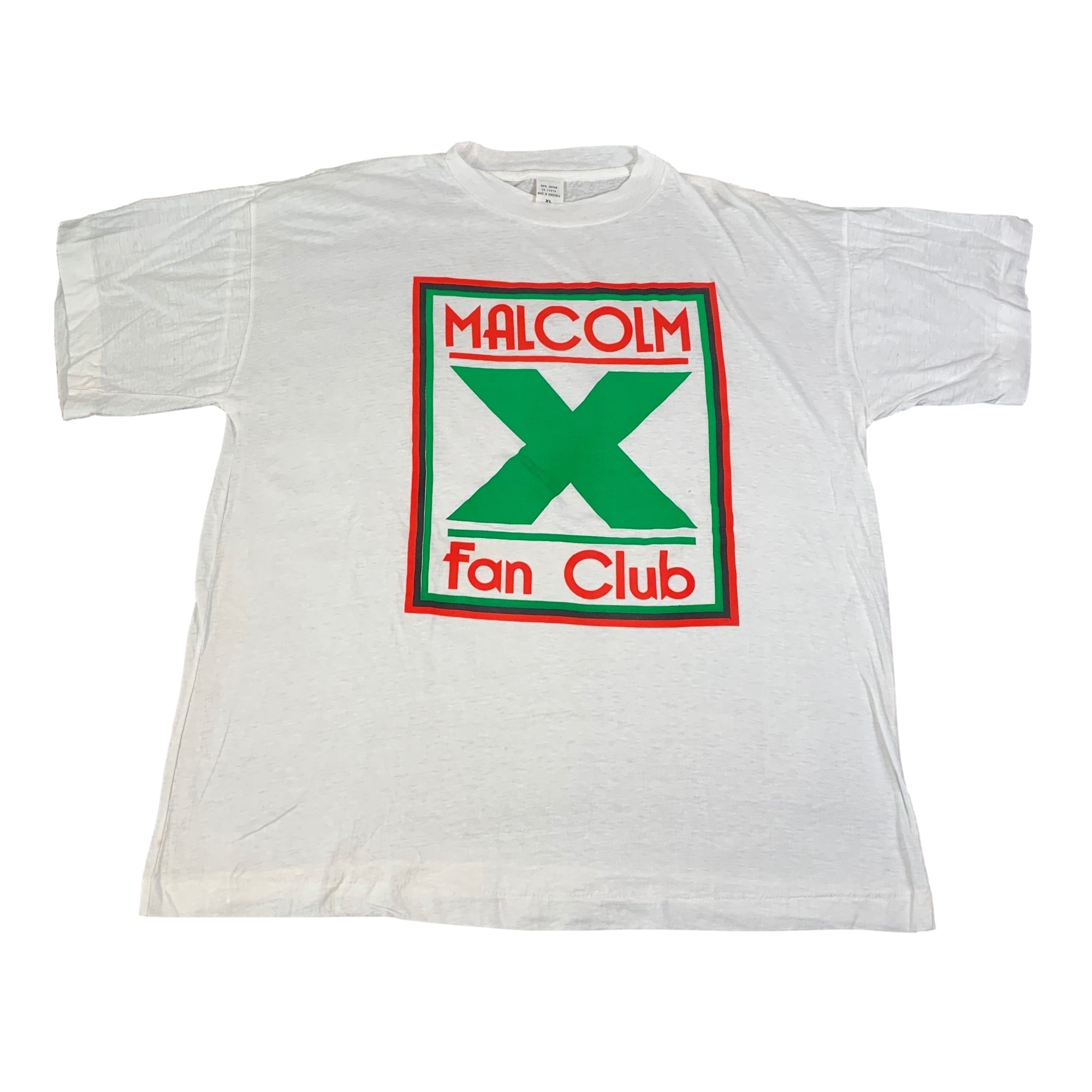 Vintage Malcolm X "Fan Club" T-Shirt - jointcustodydc