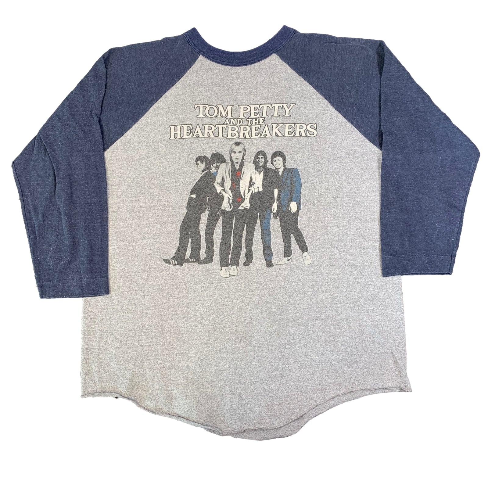 Vintage Tom Petty And The Heartbreakers "Hard Promises" Raglan - jointcustodydc