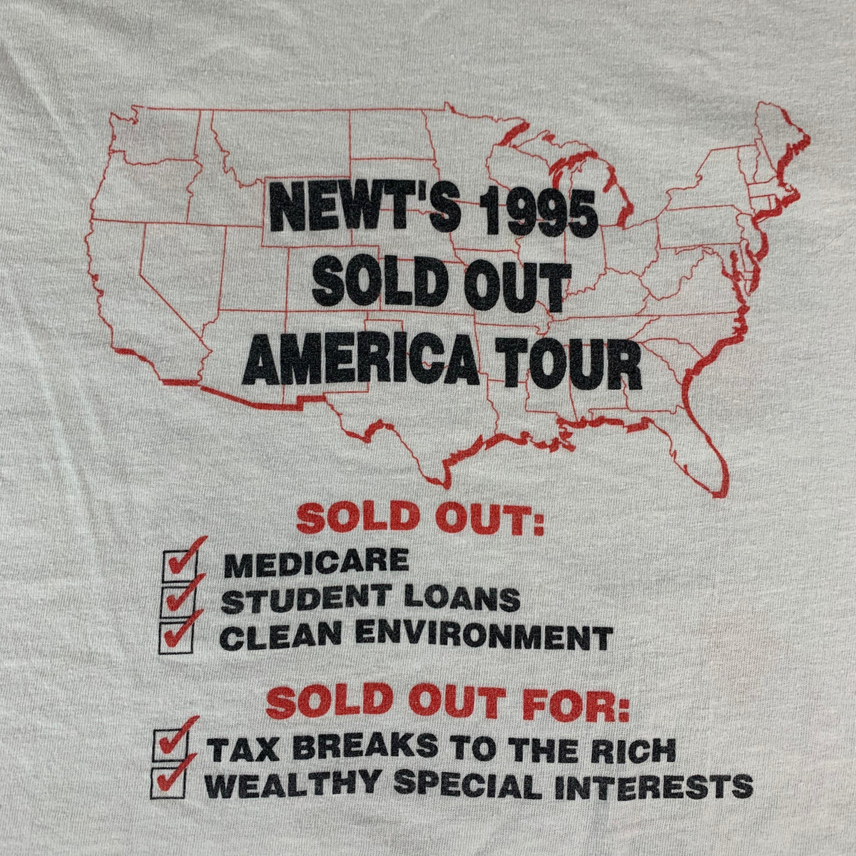 Vintage Newt Gingrich &quot;Get Rich&quot; T-Shirt - jointcustodydc