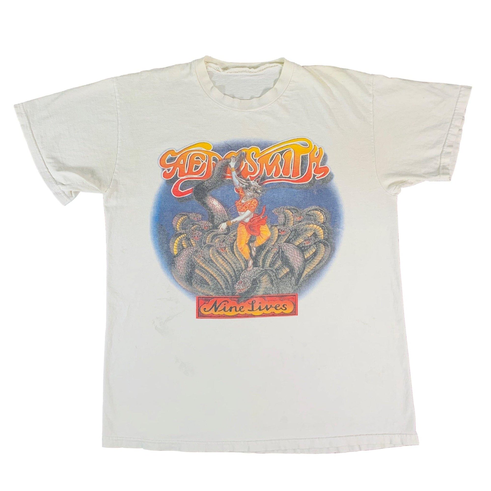 Vintage Aerosmith "Nine Lives" Tour T-Shirt - jointcustodydc