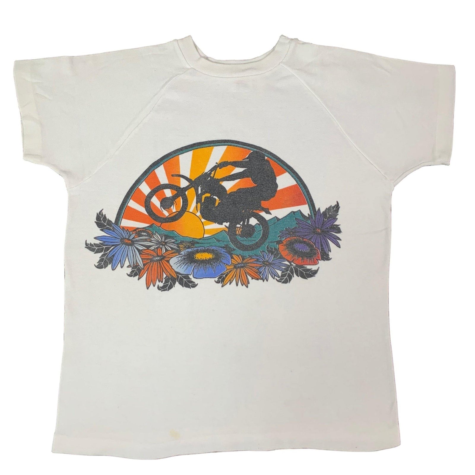 Vintage 70's Designs Alive "Motocross" Short Sleeve Raglan - jointcustodydc