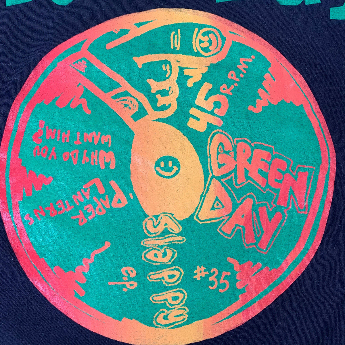 Vintage Green Day &quot;Slappy&quot; Long Sleeve Shirt - jointcustodydc