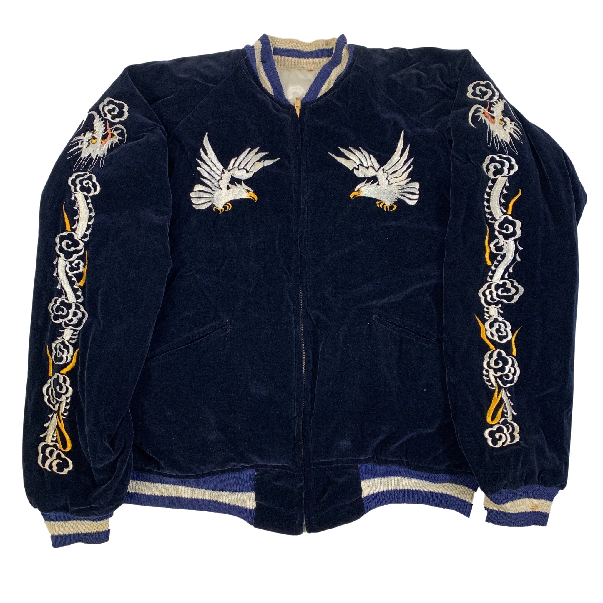 Vintage Reversible Fox Harbour Sukajan Jacket