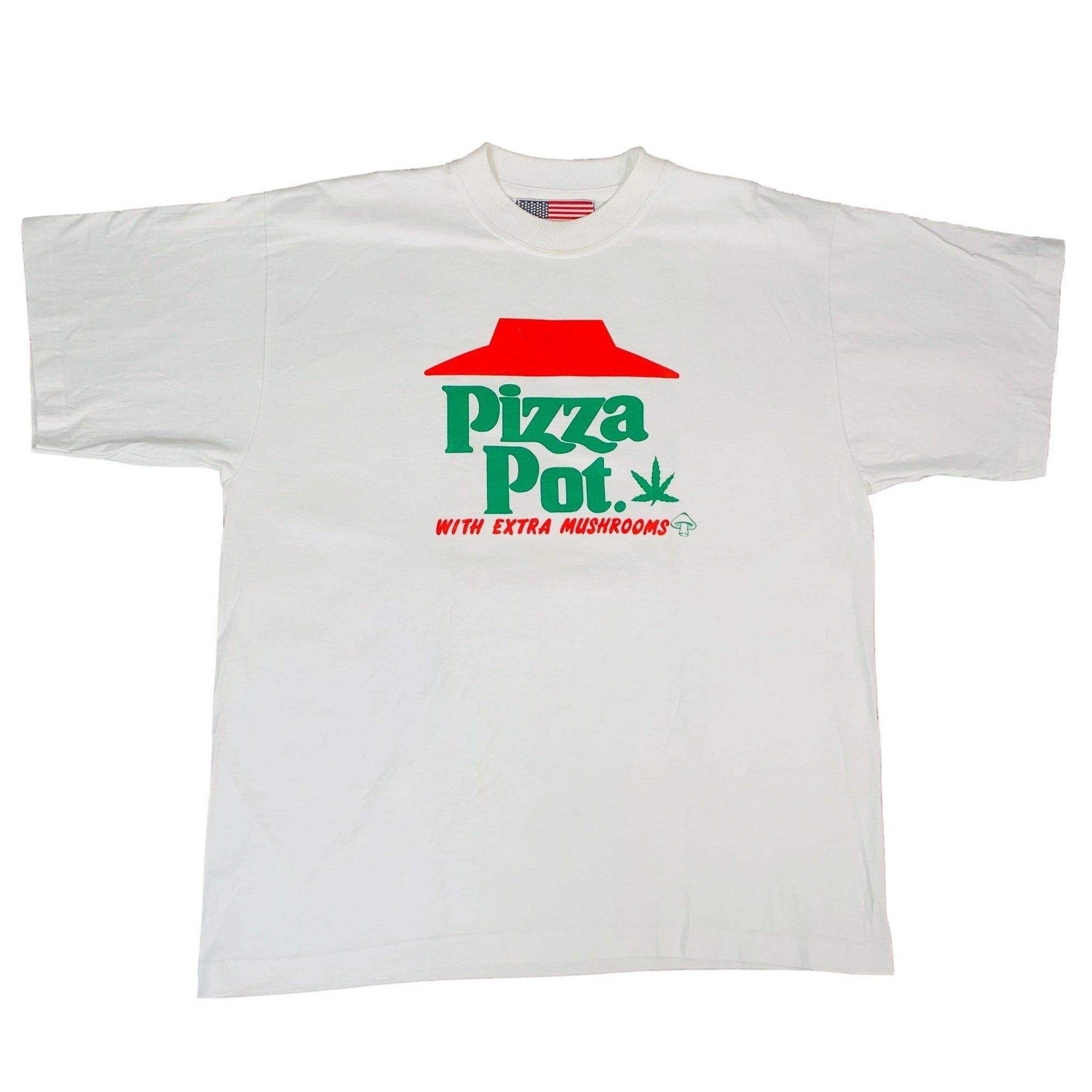 Vintage Pizza Pot "With Extra Mushrooms" T-Shirt - jointcustodydc