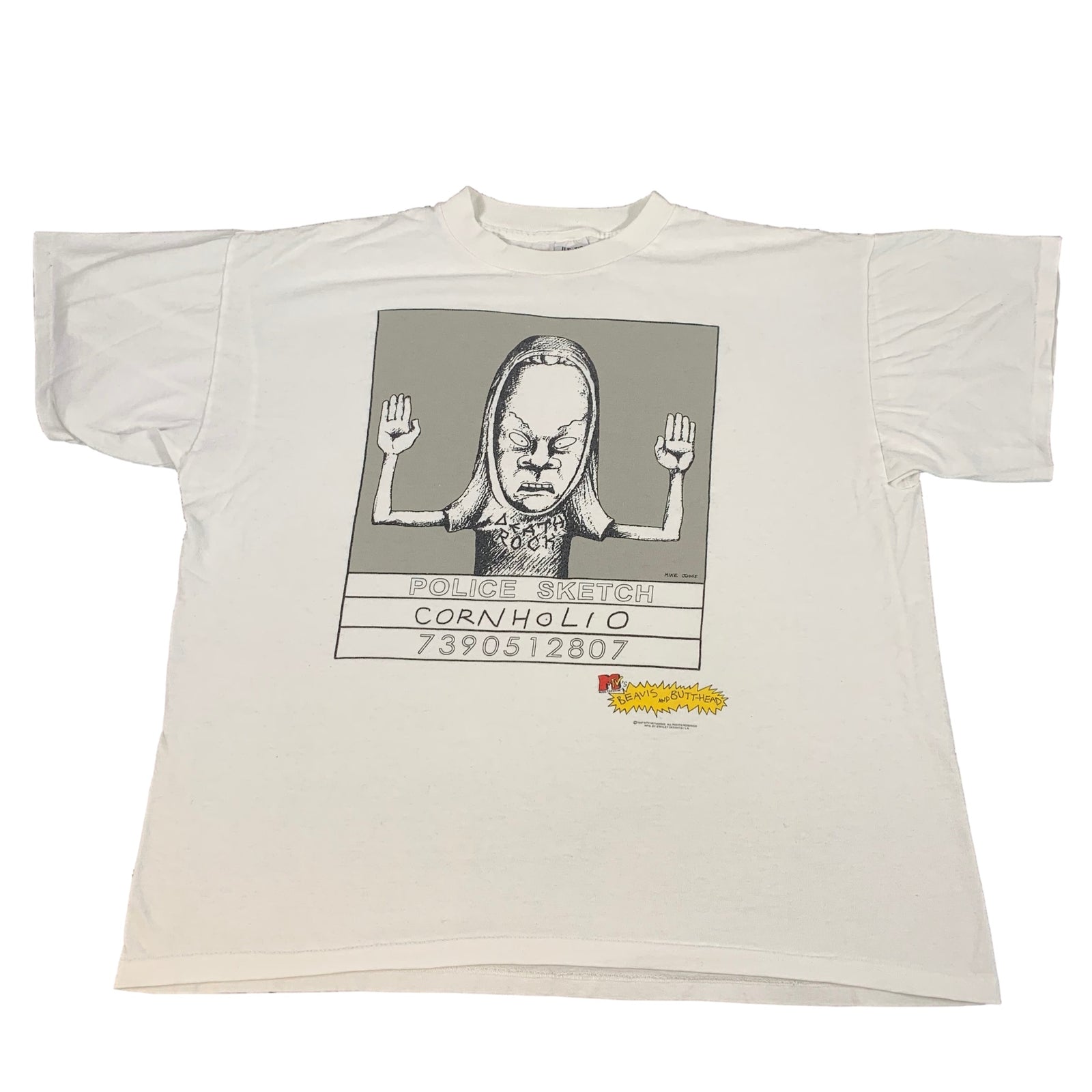 Vintage Beavis And Butthead "Cornholio" T-Shirt - jointcustodydc