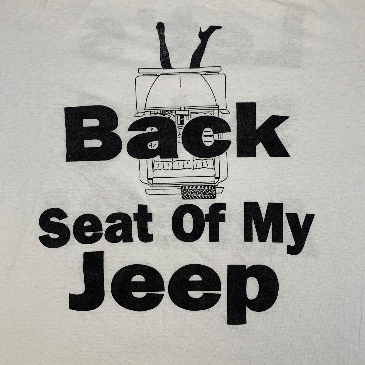 Vintage Original LL Cool J Back Seat T shirt detail