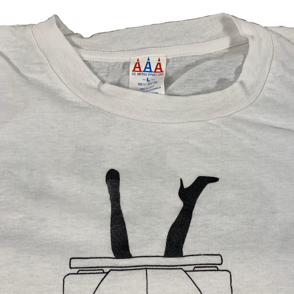 Vintage Original LL Cool J Back Seat T shirt tag detail
