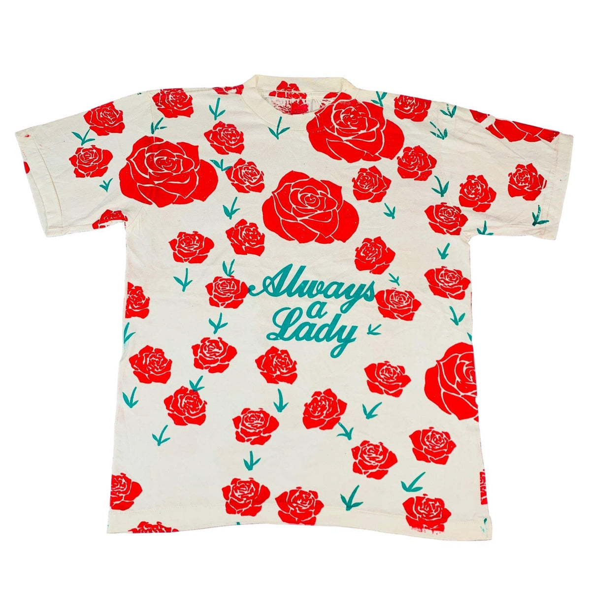 Vintage Always A Lady &quot;Roses&quot; T-Shirt - jointcustodydc