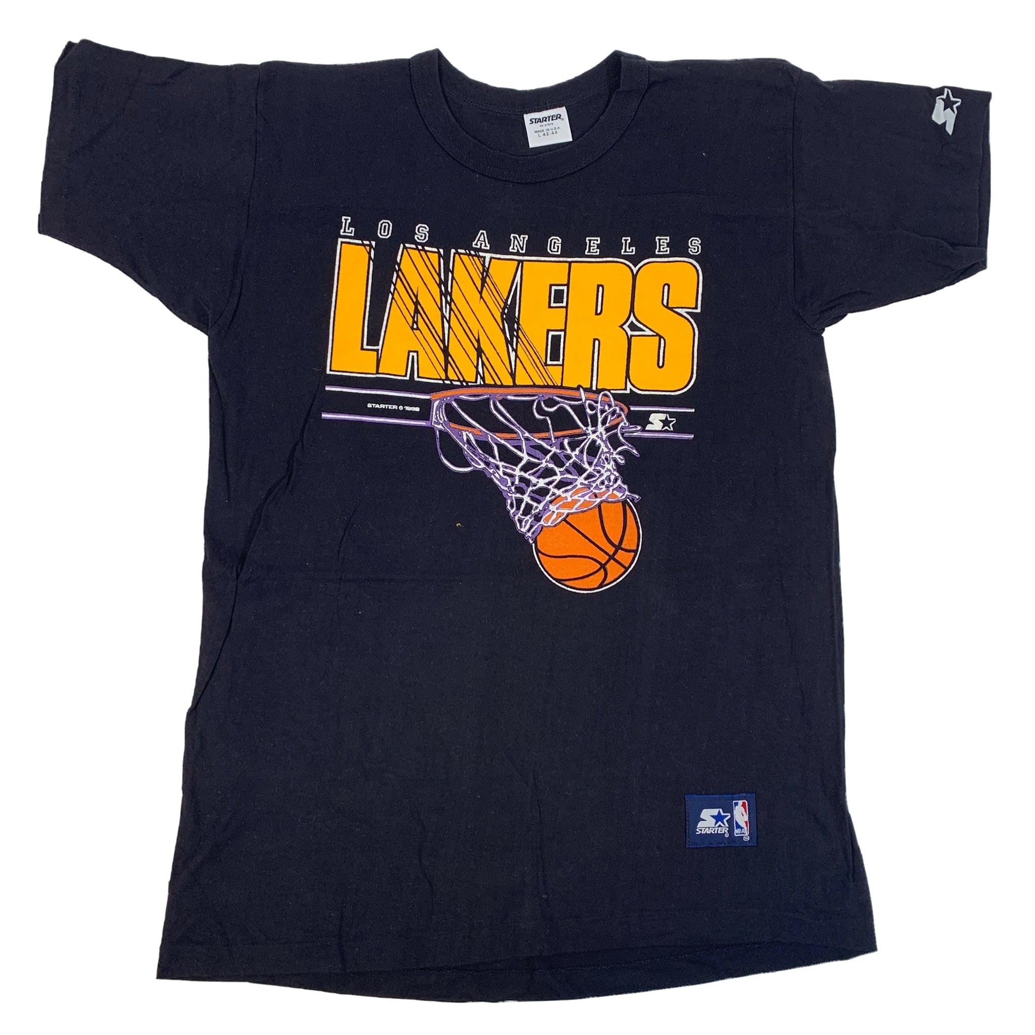 Vintage Los Angeles Lakers Zig Zag Starter T-Shirt