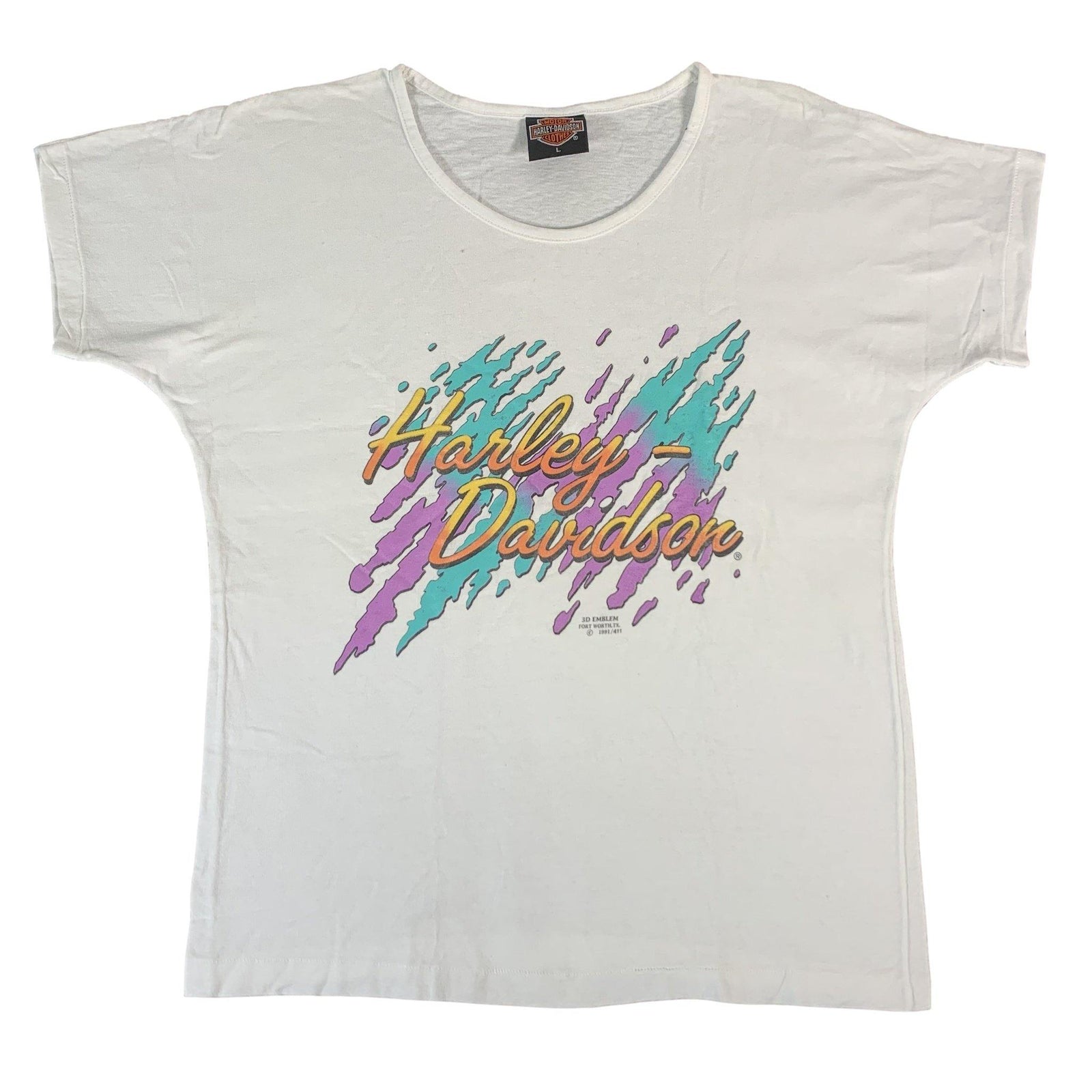 Vintage Harley-Davidson "3D Emblem" T-Shirt - jointcustodydc