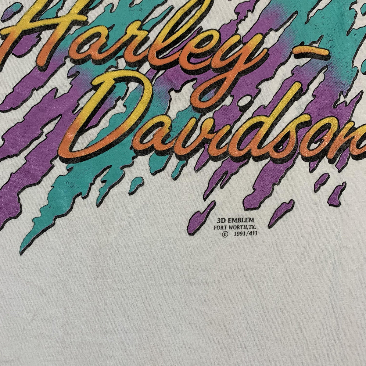 Vintage Harley-Davidson &quot;3D Emblem&quot; T-Shirt - jointcustodydc