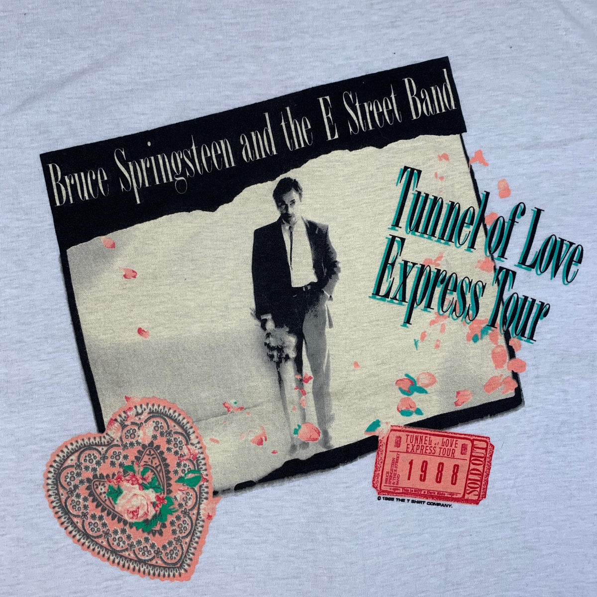 Vintage Bruce Springsteen &quot;Tunnel of Love&quot; T-Shirt - jointcustodydc