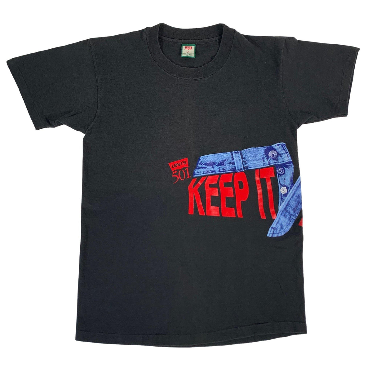 Vintage Levi&#39;s 501 &quot;Keep It Buttoned&quot; T-Shirt - jointcustodydc
