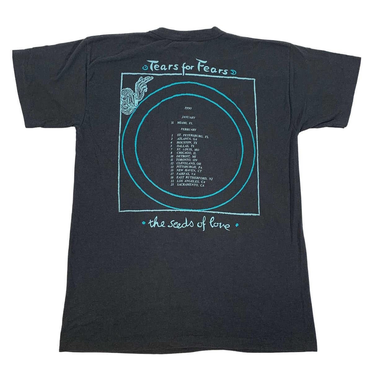 Vintage Tears For Fears &quot;Seeds Of Love&quot; T-Shirt - jointcustodydc