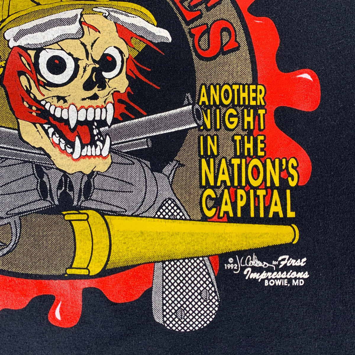 Vintage Guns N&#39; Hoses &quot;DC&quot; T-Shirt - jointcustodydc