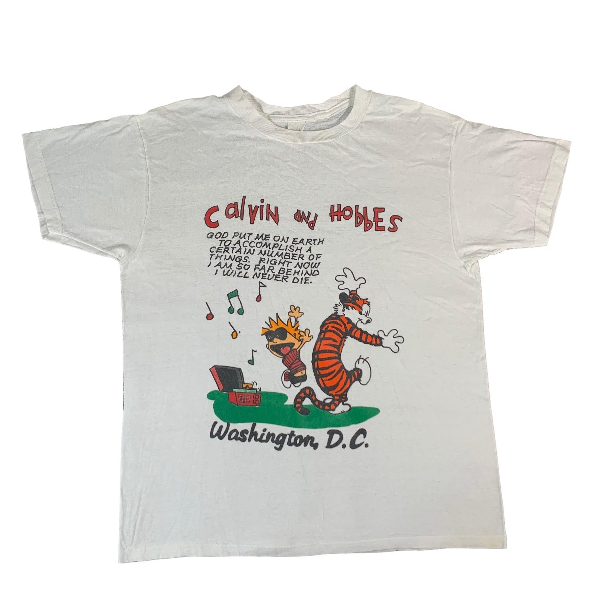 Vintage Calvin And Hobbes "DC" T-Shirt - jointcustodydc