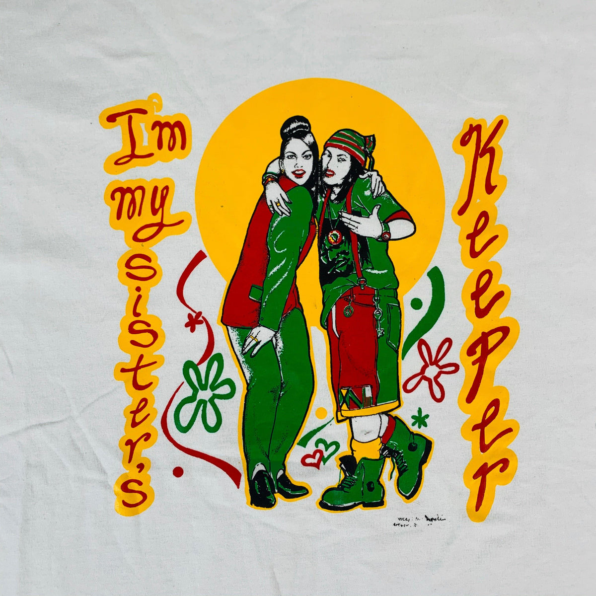 Vintage I&#39;m My Sister&#39;s Keeper &quot;Reggae&quot; T-Shirt - jointcustodydc